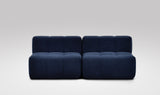 EEAZI modulares Sofa - 2 Mittelelemente - blau