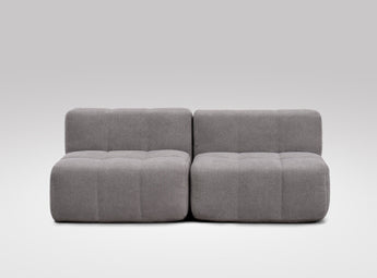 EEAZI modulares Sofa - 2 Mittelelemente - grau
