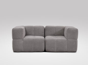 EEAZI modulares Sofa - 2 Eckelementelem - grau