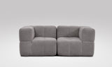EEAZI modulares Sofa - 2 Eckelementelem - grau