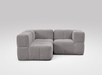 EEAZI modulares Sofa - 1 Eckelement, 2 Mittelelemente - grau