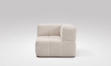 EEAZI 1 Stück karfás elem in Beige  – Modulares Sofaelementent