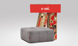 EEAZI modulares Sofa 1 Hocker in Kombination, in grauer Farbe