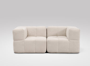 EEAZI modulares Sofa - 2 Eckelementelem - beige