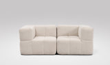 EEAZI modulares Sofa - 2 Eckelementelem - beige