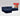 EEAZI modulares Sofa 2 Mittelelemente, 2 Hocker im Set, in blauer Farbe
