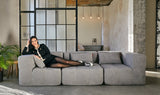 EEAZI modulares Sofa – Premium-Design, grau Farbe, stilvoll im Wohnzimmerambiente